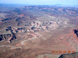 143 8q2. aerial - Canyonlands area - Green River