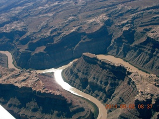 aerial - western Colorado near Mack Mesa (10CO)