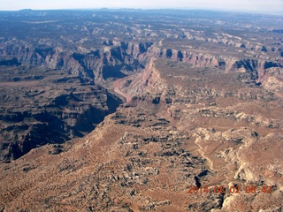 aerial - Colorado River - eastern Utah