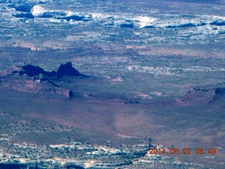 aerial - Colorado River - Cataract Canyon area - Browns Rim airstrip