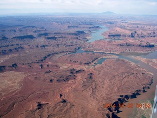 172 8q2. aerial - Dirty Devil River - Lake Powell