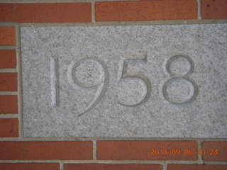 Cheltenham High School 1958 cornerstone