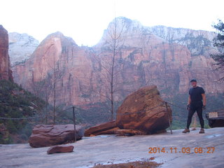 2500 8t3. Zion National Park - Emerald Ponds hike - Adam