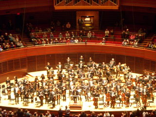 Philadelphia Orchestra stage with organ