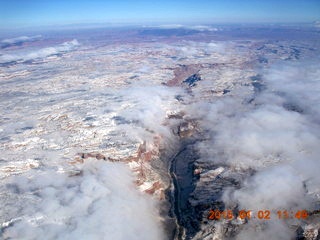 aerial - Colorado River - Cataract Canyon area