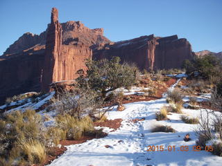 48 8v3. Fisher Towers hike