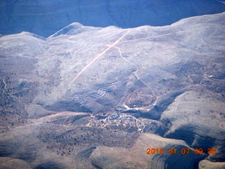 122 8v7. aerial - flight SGU to DVT - Grand Gulch airstrip