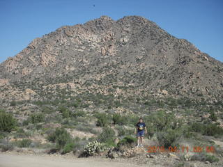 Bagdad run/hike - Neil W running