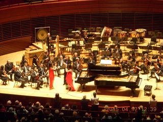 Philadelphia Orchestra with pianist twins