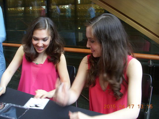 Pianist twins (who played with Philadelphia Orchestra) - Christina and Michelle McNaughten
