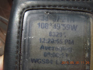 153 8zw. drive to Calamity Mine - very tough side road - our lat-long coordinates