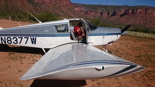 1545 8zx. Gateway Canyon airstrip - N8377W + Adam
