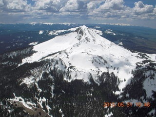 255 8zx. aerial - Telluride area - Lone Cone Mountain