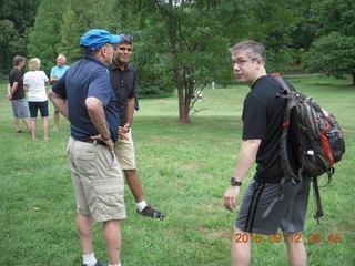 Curtis Arboretum - Cheltenham XC alumni race - Coach Tom Sexton and Rich Marburg