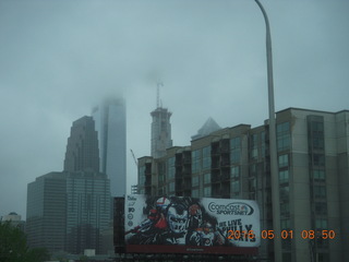 cloudy day - Philly skyline
