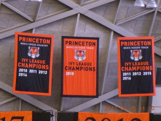 Princeton Alumni Day - banners at Jadwin Gym