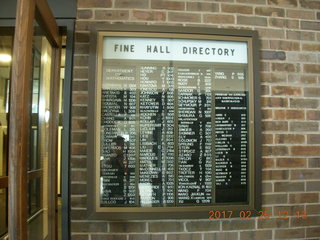 Princeton Alumni Day- Fine Hall - math department