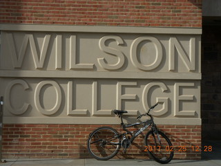 Princeton Alumni Day - Wilson College sign