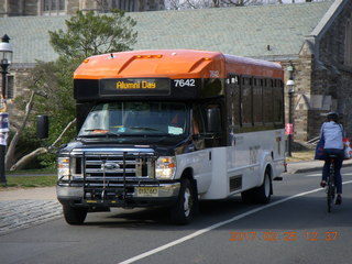 Princeton Alumni Day bus