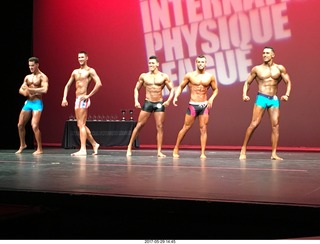 Mesa Arts Center - International Physique League (IPL) show - 12 Nick Torgerson and 25 John Brietzman and 47 Alejandro Sigala and 55 Zach Smith