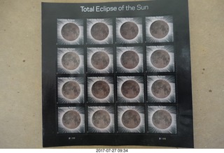 total solar eclipse stamps