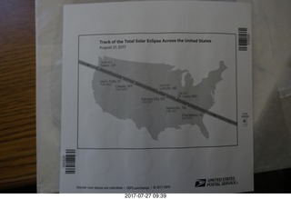 eclipse - Xi'an - Wild Goose Pagoda - personal stamp