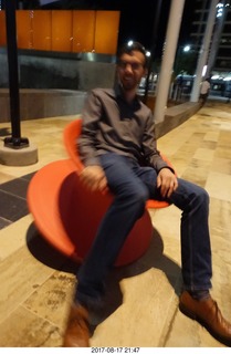 Mesa Arts Center: Brian on swiveling chair