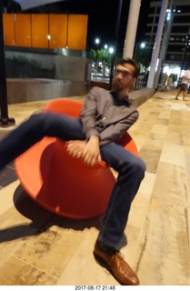 Mesa Arts Center: Brian on swiveling chair