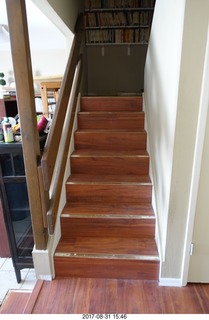 two drivers licenses, somebody's wallet left on the stairs