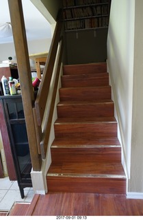 two drivers licenses, somebody's wallet left on the stairs