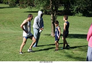 Cheltenham Cross Country CHS-XC - Curtis Arboretum - leaf that blew into my car