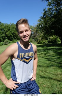 Cheltenham Cross Country CHS-XC - Curtis Arboretum - after the race - new singlet front