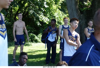 Cheltenham Cross Country CHS-XC - Curtis Arboretum - after the race - cooldown - Adam Alper, three Grosses