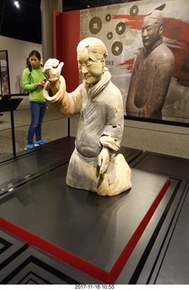 Philadelphia - The Franklin Institute - Chinese Terracotta Warriers with Cecelia