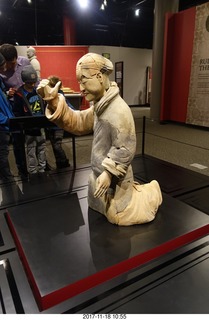 Philadelphia - The Franklin Institute - Chinese Terracotta Warriers - Gabe, Betsy, Cecelia