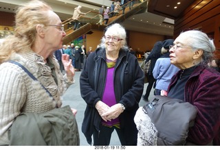 629 9xk. Kimmel Center - philadelphia orchestra concert - Betsy, Susan, Barbara Harris