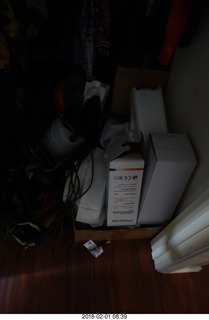 my downstairs closet box closer up