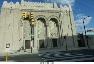 driving in Philadelphia - Rodeph Shalom Synagogue