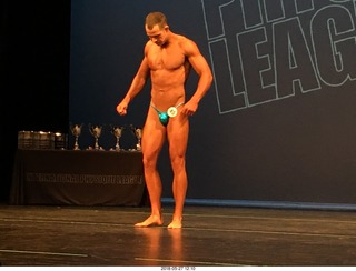 Mesa - International Physique League (IPL) show - prejudging . Mariah Riney (8) . Katie Conway (7) . Ramsey Moore (43) . Anna Carranza (44) . Erin Block (38) .