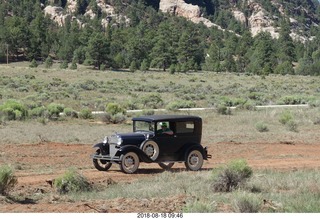 Mystic Bluffs fly-in - antique car