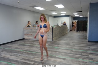 new NH2T store - International Physique League (IPL) show - rehearsal - bikini - Christian DeAngelis + Heather Kile