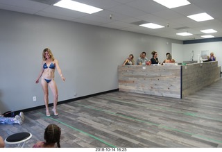 new NH2T store - International Physique League (IPL) show - rehearsal - bikini - Christian DeAngelis + Heather Kile