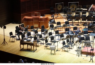 Verizon Hall State with empty chairs