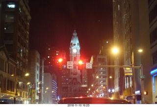 Philadelphia City Hall at night