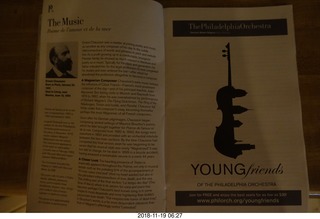Philadelphia Orchestra program