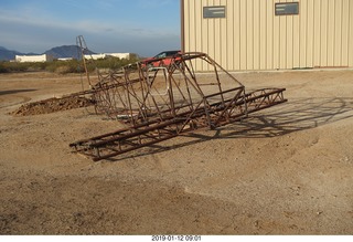Eagle Roost fly-in - airplane not quite ready to fly