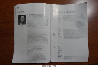 Philadelphia Orchestra program