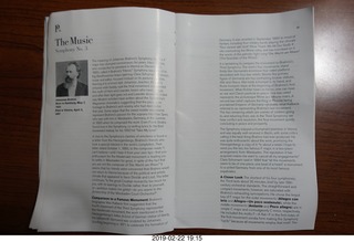 Philadelphia Orchestra program