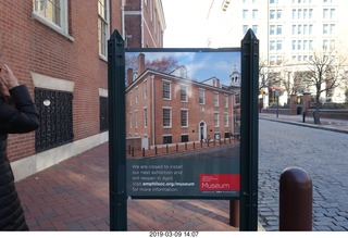 Philadelphia Independence Hall sign