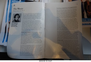 Philadelphia Orchestra program